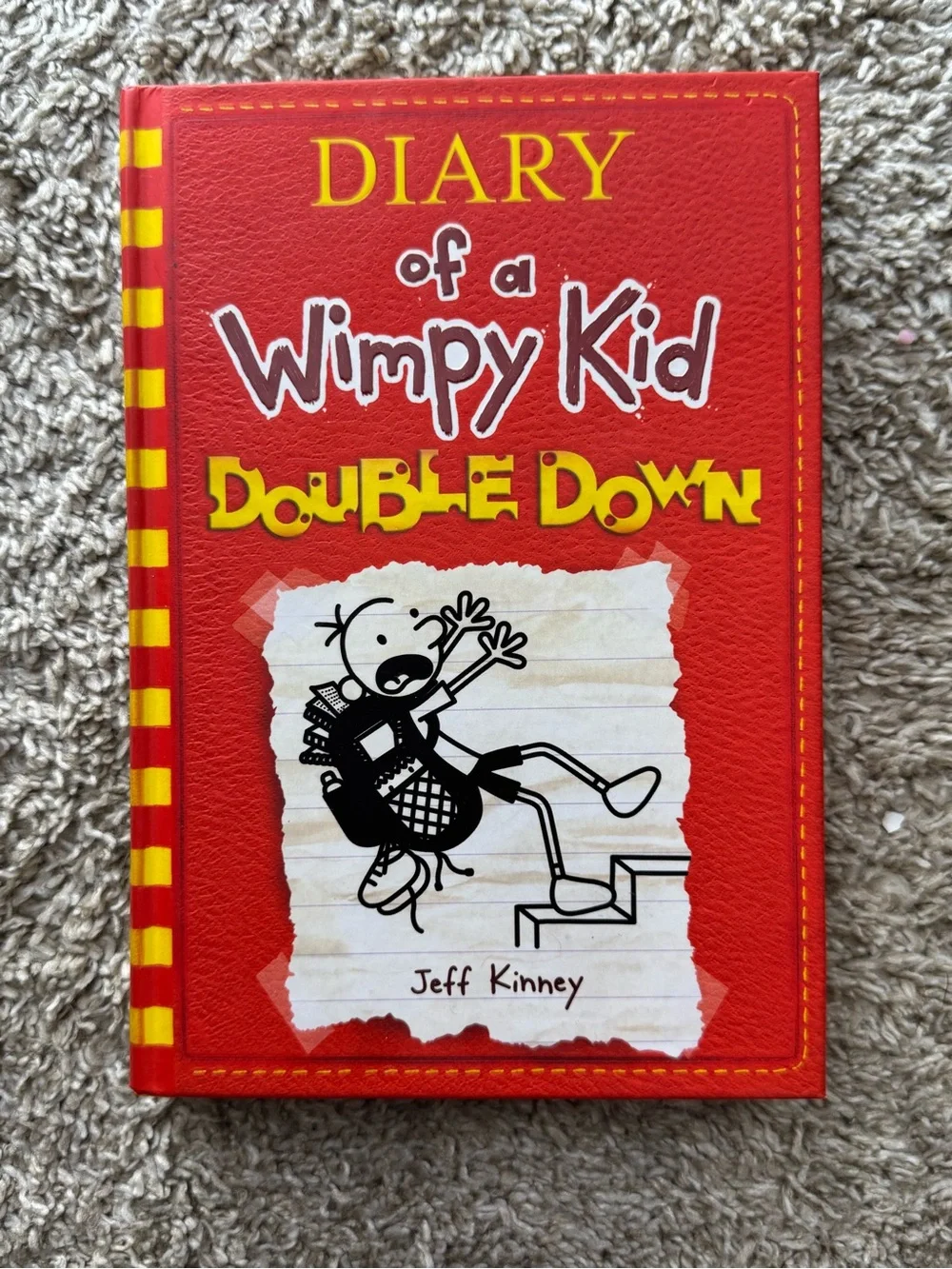 Diary of a Wimpy Kid Double Down Hardcover Book by Jeff Kinney